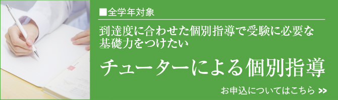 チューターによる個別指導